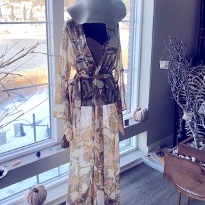 Kimono stye wrap dress